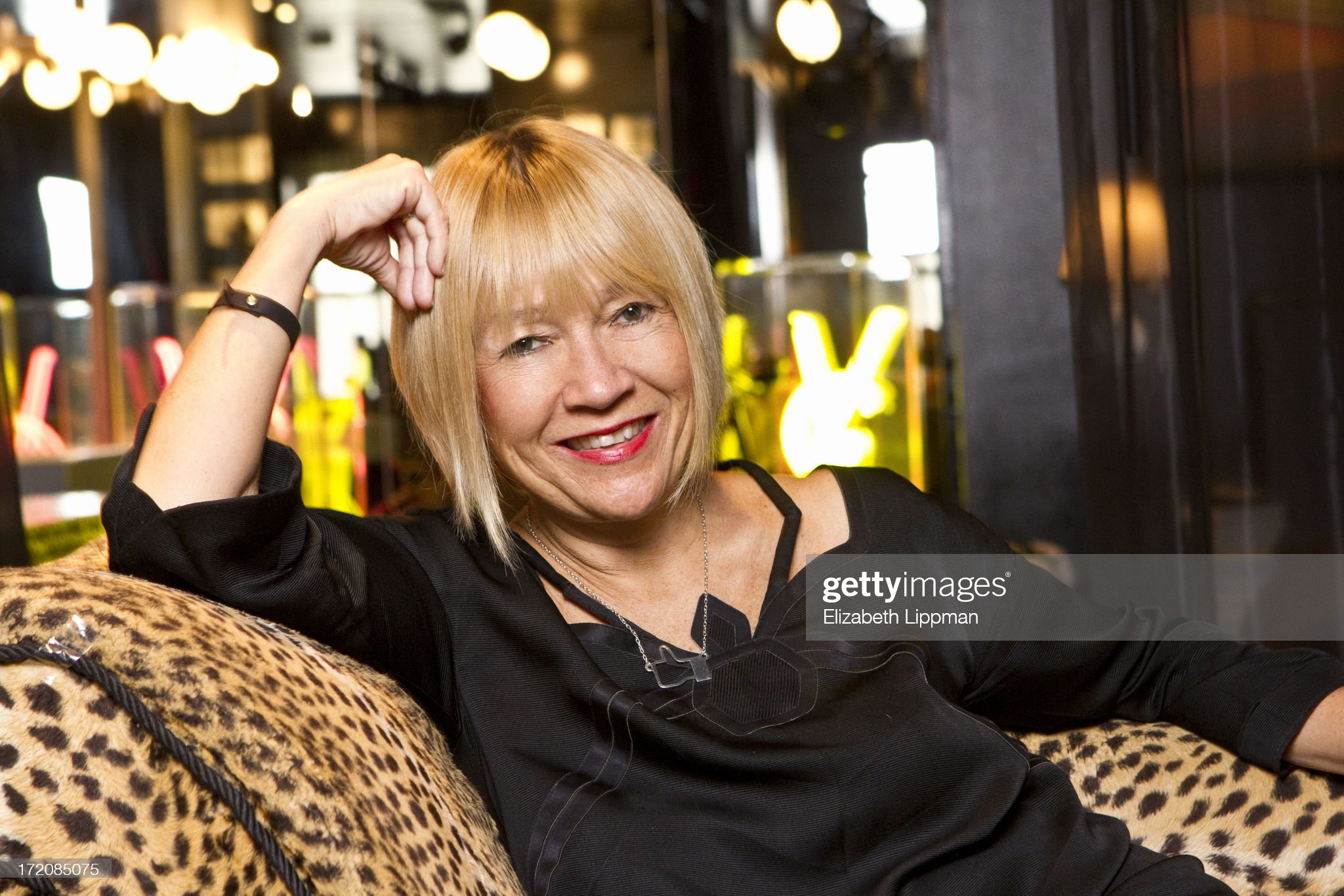 CIndy Gallop wearing the Ilike Pendant.